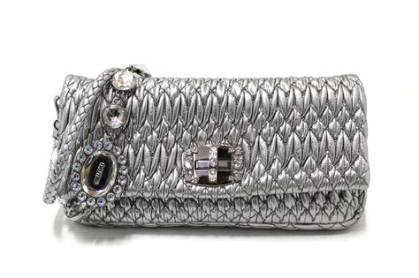 miu miu crystal leather bag|Miu Crystal Cloqué nappa leather bag .